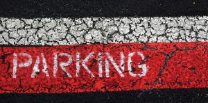 image of airport parking sign