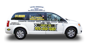 example of charity cab's van for taxi in sunol, ca service